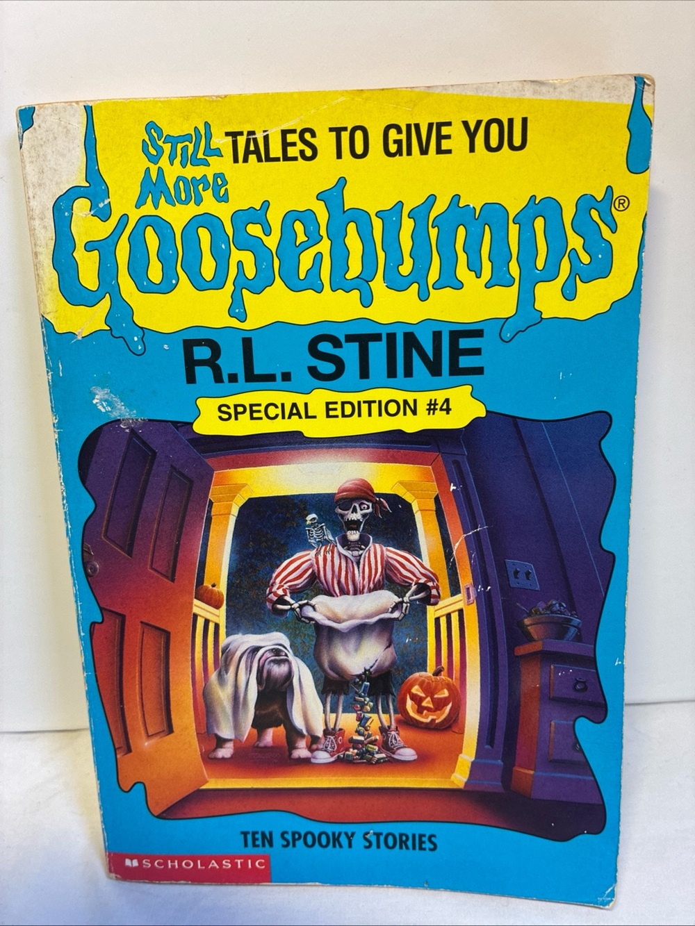 1996 Goosebumps Ten Spooky Special Edition #4 R.L. Stine TRUE First Print 1st